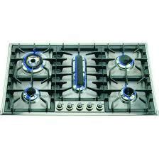 6 ring gas hob with griddle